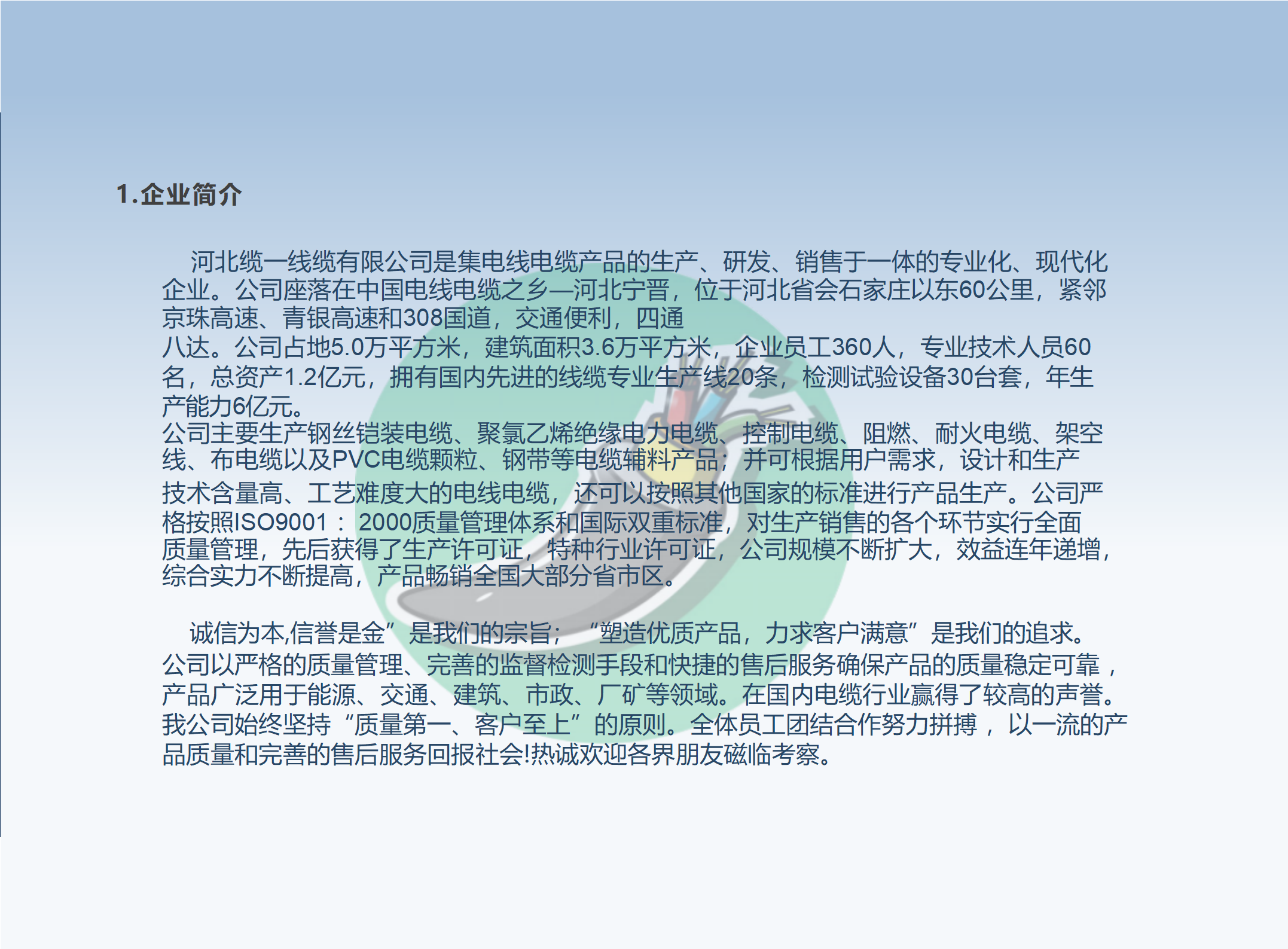河北缆一线缆有限公司